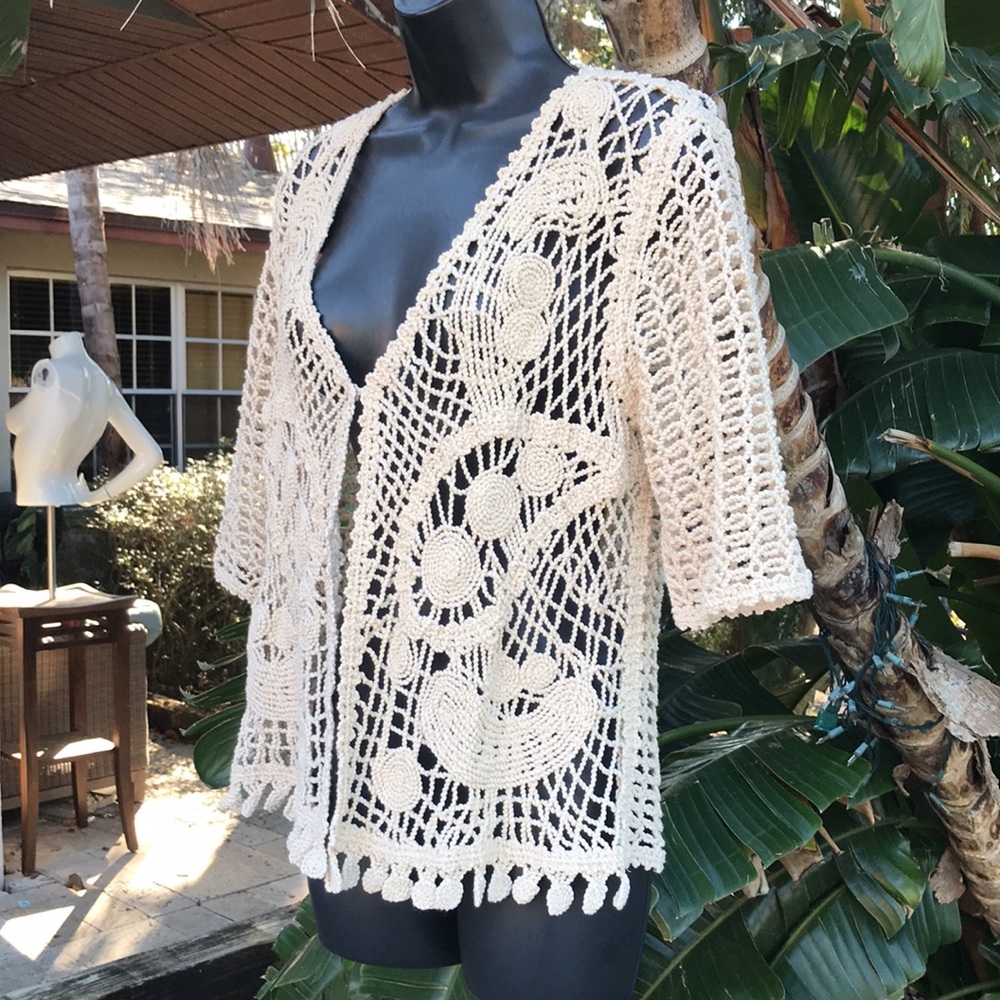 Chicos crochet lace cardigan - Picture 4 of 7